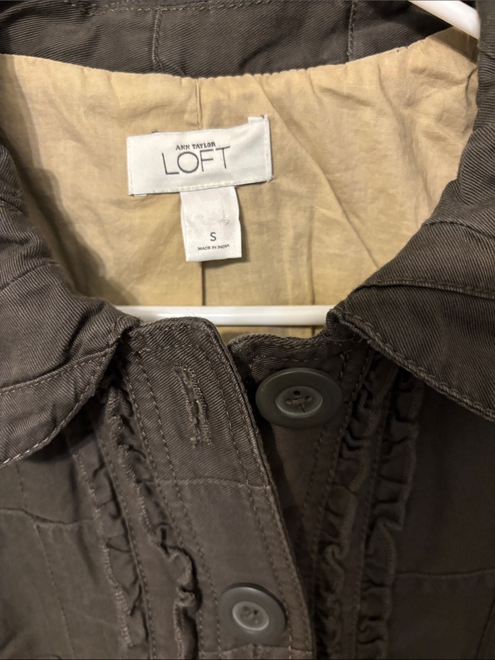 Vintage LOFT women’s ' army green utility vest - Picture 7 of 11